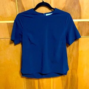 Beautiful blue silky blouse